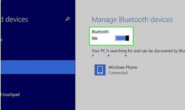 آموزش فعالسازی و استفاده از Bluetooth